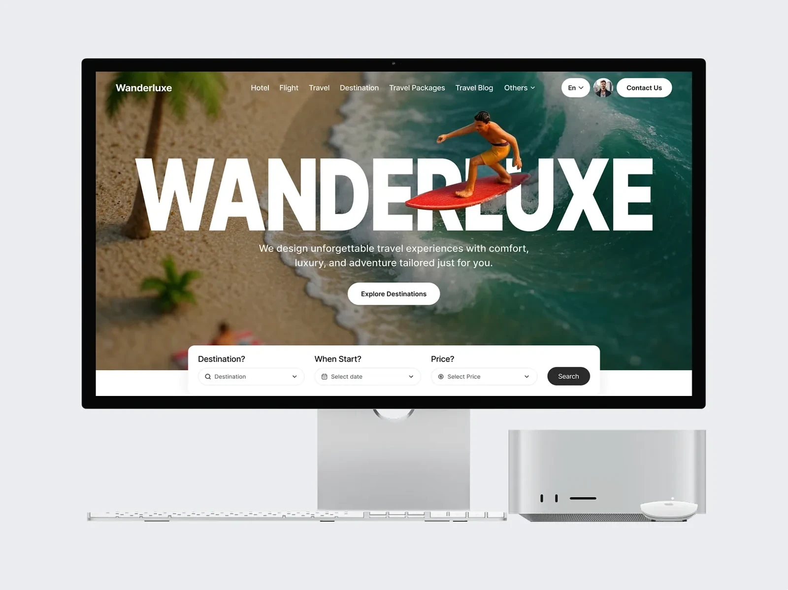 Site web Wanderluxe