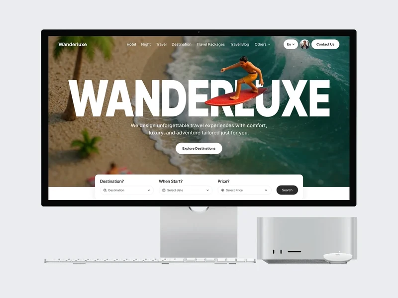 Aperçu du projet Wanderluxe